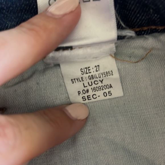 JOE’S JEANS Lucy petite skinny Jean size 27 raw hem - Picture 6 of 9